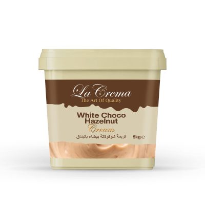 Lacrema White Choco Hazelnut Cream Filling (5KG)