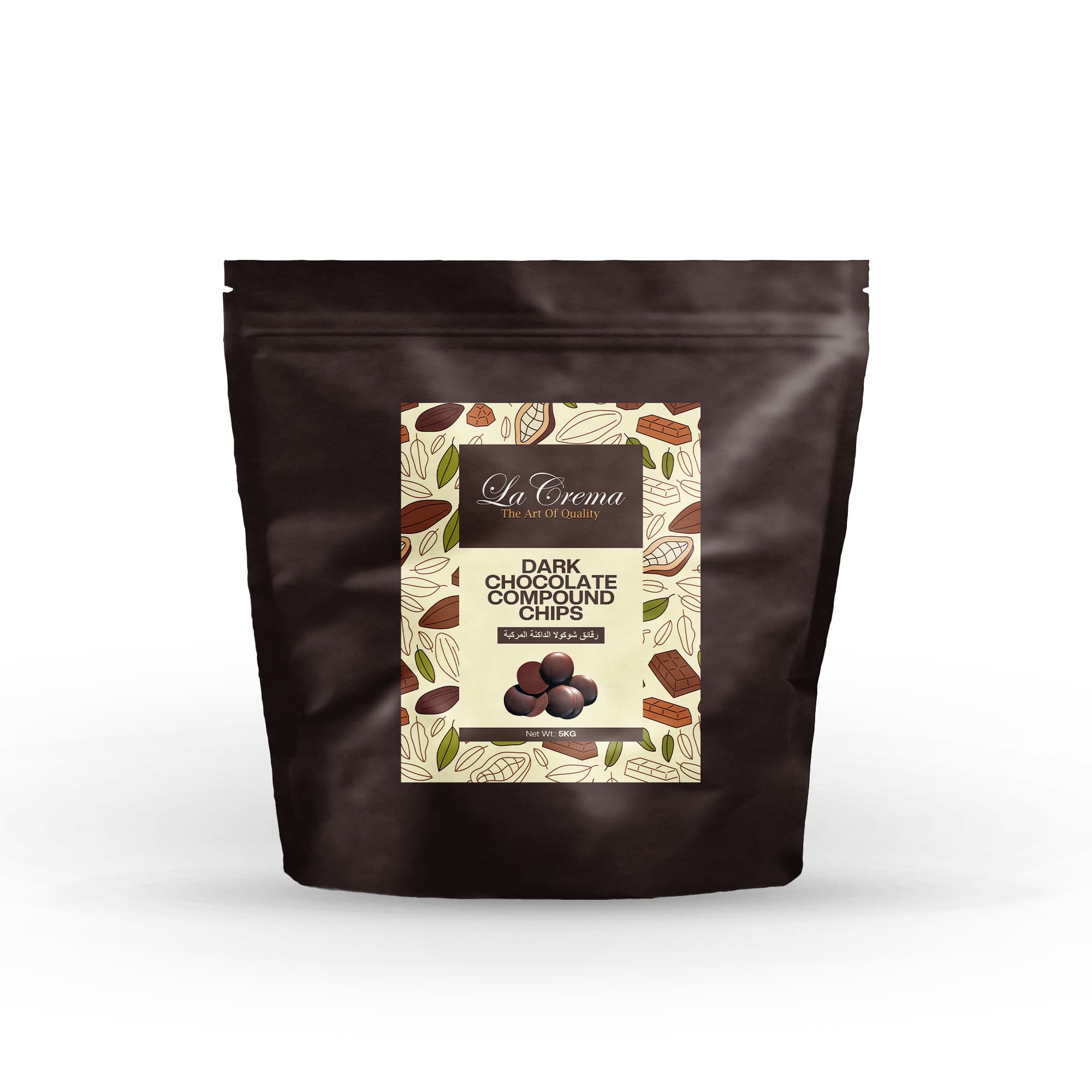 La Crema Dark Compound Chocolate Chips (5KG)
