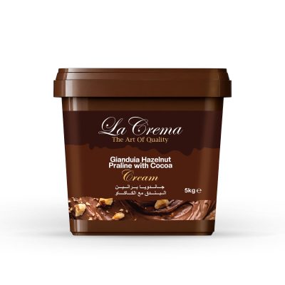 Lacrema Gianduia Hazelnut Praline with Cocoa Cream Filling (5KG)