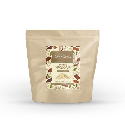 La Crema White Chocolate Sugar Free Callets (5KG)