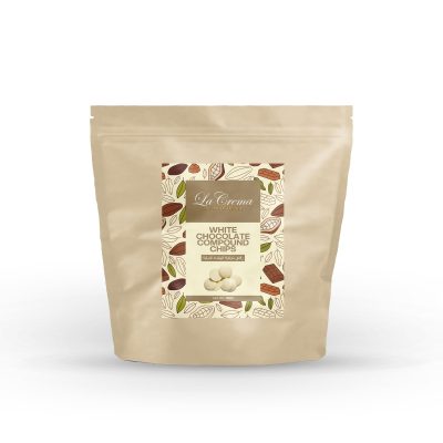 La Crema White Compound Chocolate Chips (5KG)