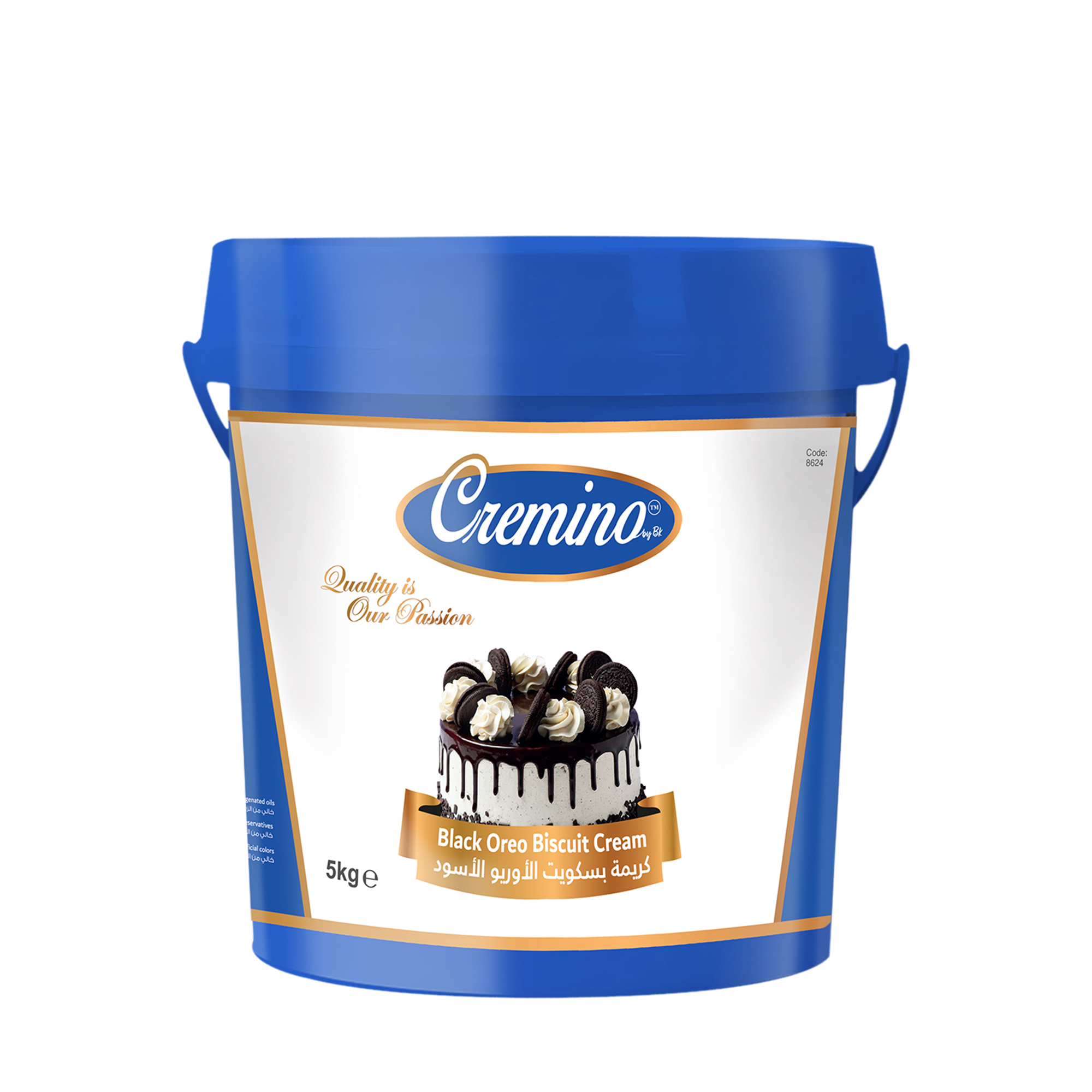 Cremino Black Oreo Biscuit Cream Filling (5KG)