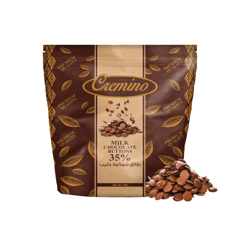 Cremino Milk Couverture Chocolate Buttons 35%