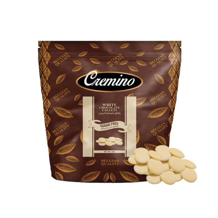 Cremino White Chocolate Sugar Free Callets (5KG)