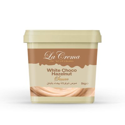 Lacrema White Choco Hazelnut Sauce (5KG)
