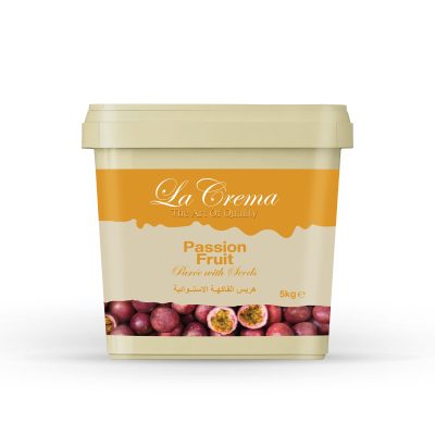 La Crema Passion Fruit Puree with Seeds (5KG)