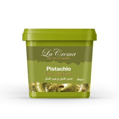 Lacrema Pistachio Sauce with Grains (5KG)