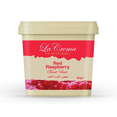 La Crema Red Raspberry Fruit Paste (5KG)