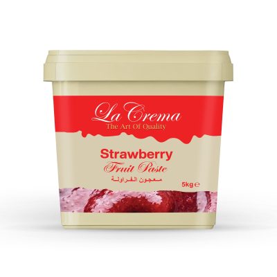 La Crema Strawberry Fruit Paste (5KG)