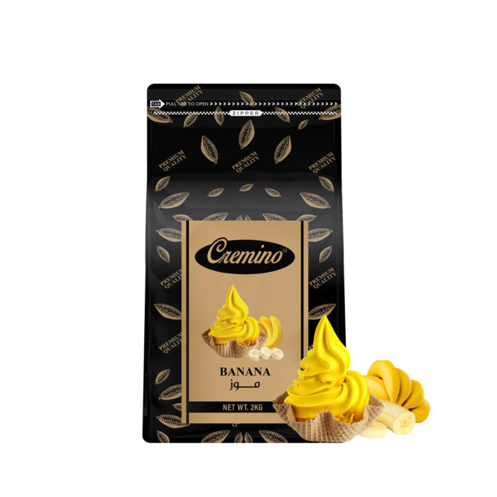 Cremino Banana Soft Ice Cream Powder Banana Ice Cream