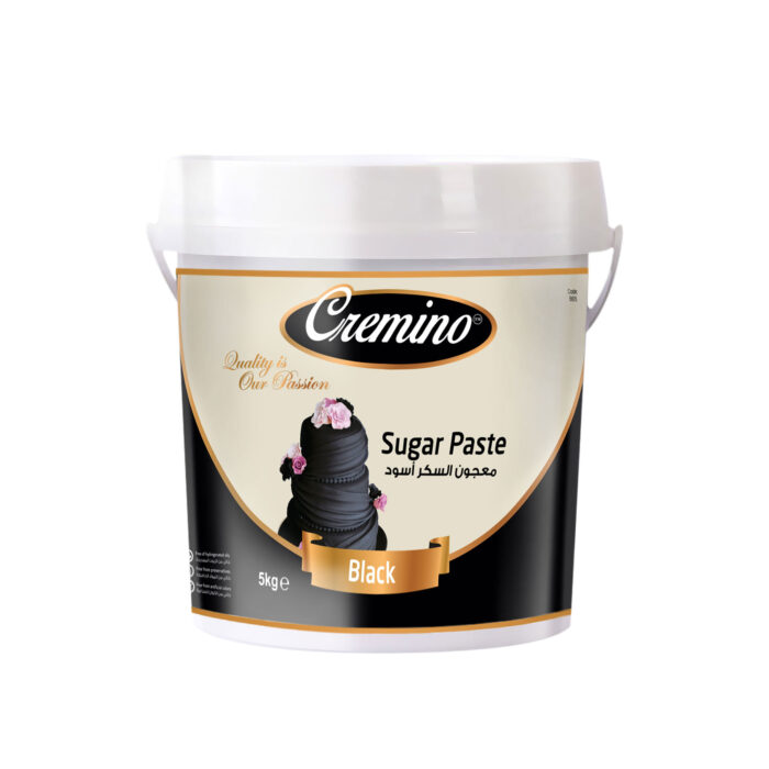 Cremino Black Fondant black sugar paste black paste