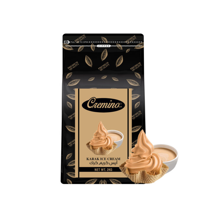 Cremino Karak Soft Ice Cream Powder Mix Karak Tea Ice Cream