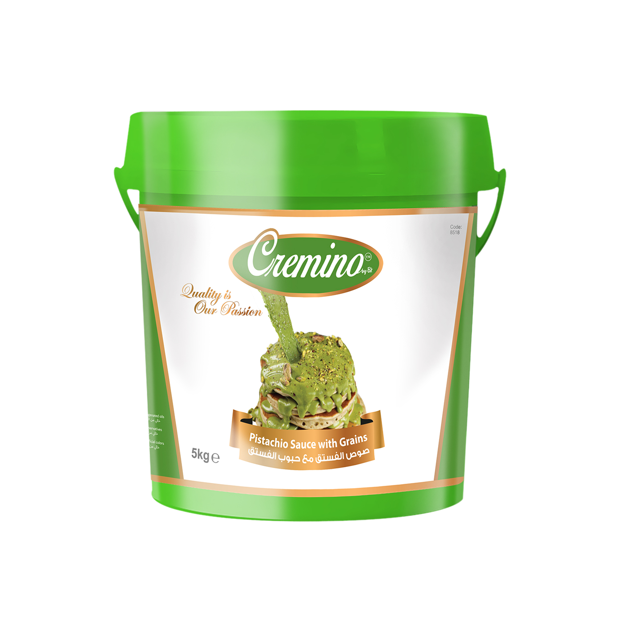 Cremino Pistachio Sauce With Grains (5KG)