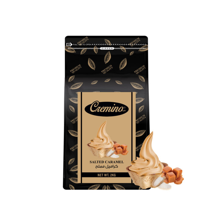 Cremino Salted Caramel Ice Cream Powder Salted Caramel Flavour