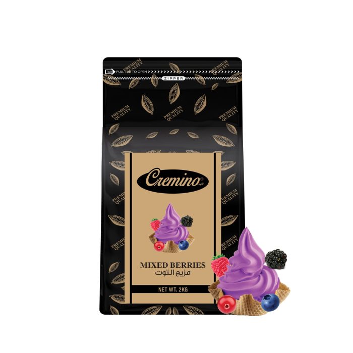 Cremino Mix Berries Soft Ice Cream Powder Mix (2KG)