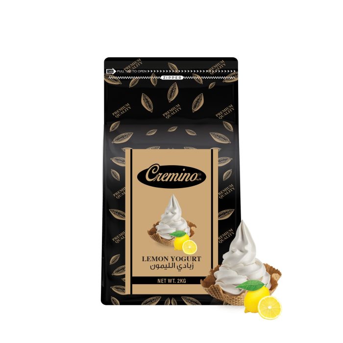 Cremino Lemon Yogurt Soft Ice Cream Powder Mix (2KG)