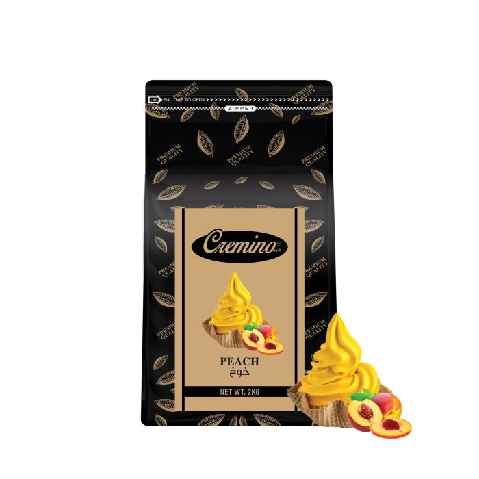 Cremino Peach Soft Ice Cream Powder Mix (2KG)
