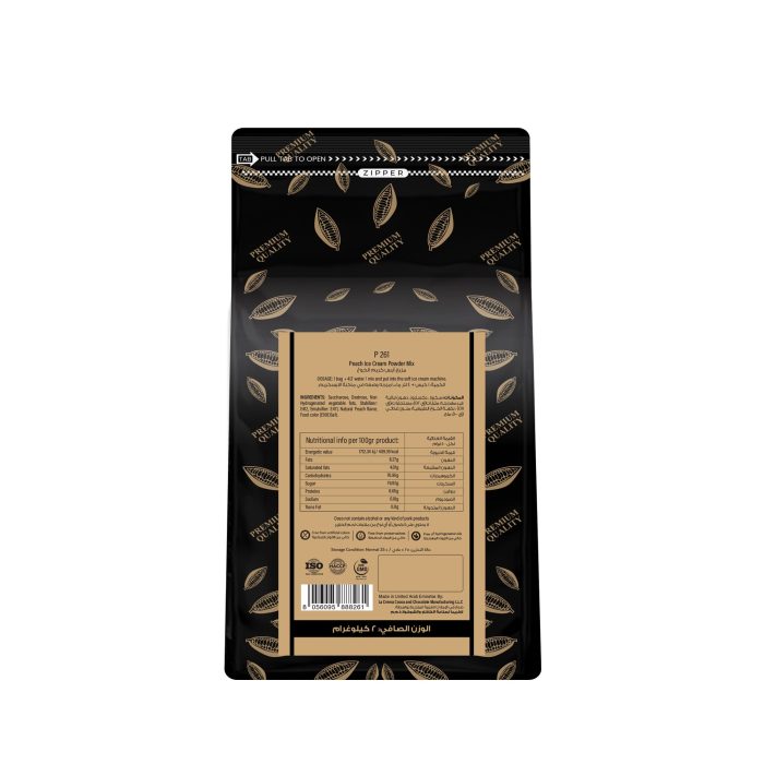 Cremino Peach Soft Ice Cream Powder Mix (2KG) - Image 2