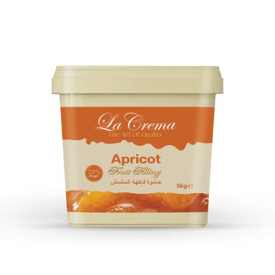 La Crema Apricot Fruit Filling 70% (5KG)