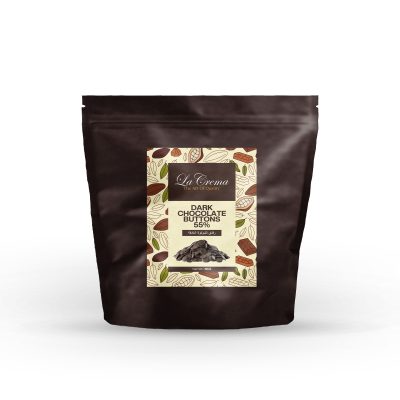 Lacrema Dark Couverture Chocolate Buttons 55% (5KG)