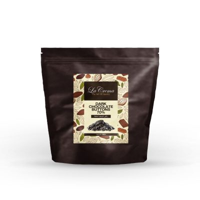 Lacrema Dark Couverture Chocolate Buttons 70% (5KG)