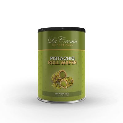 Wafer Roll with Pistachio & Milk Chocolate (500G)
