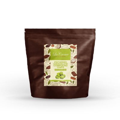 La Crema Pistachio Chocolate Compound Chips (5KG)