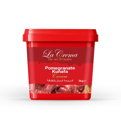 Lacrema Pomegranate Kunafa Cream Filling (5KG)