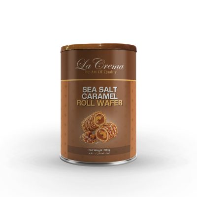 La Crema Sea Salt Caremal Wafer with Milk Chocolate (500G)