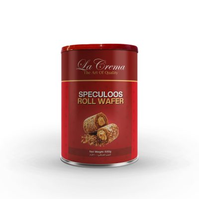La Crema Wafer Rolls with Speculoos Biscuits & Milk Chocolate (500G)