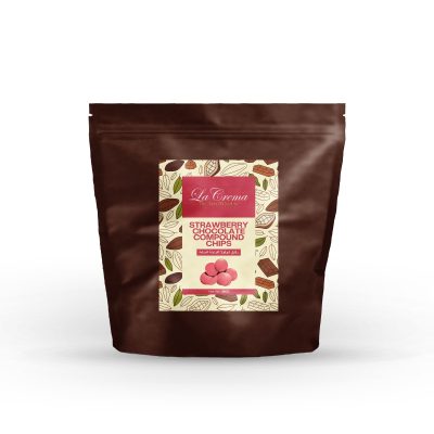 La Crema Strawberry Chocolate Compound Chips (5KG)