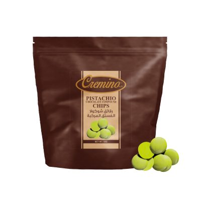 Cremino Pistachio Chocolate Compound Chips (5KG)