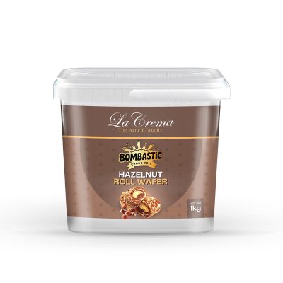 La Crema Bombastic Hazelnut Choco Roll Wafer (1kg)