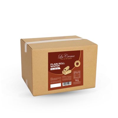 La Crema Plain Roll Wafer 4cm (4kg)