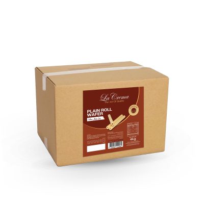 La Crema Plain Roll Wafer 8cm (4kg)