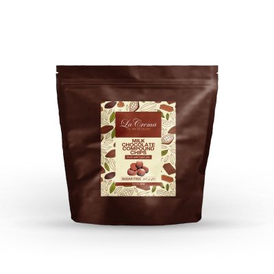 La Crema Sugar Free Milk Compound Chocolate Chips (5KG)
