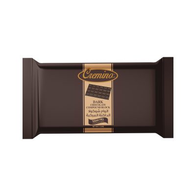 Cremino Sugar Free Dark Compound Chocolate Block (2.5KG)