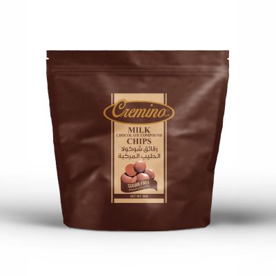 Cremino Sugar Free Milk Compound Chocolate Chips (5KG)