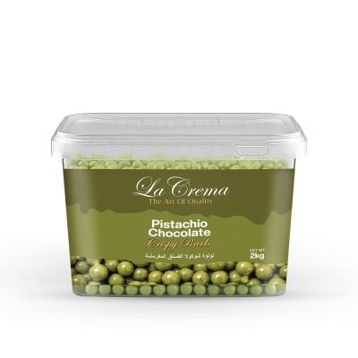 Lacrema Pistachio Chocolate Crispy Pearls (2kg)