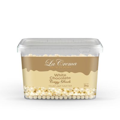 Lacrema White Chocolate Crispy Pearls (2kg)
