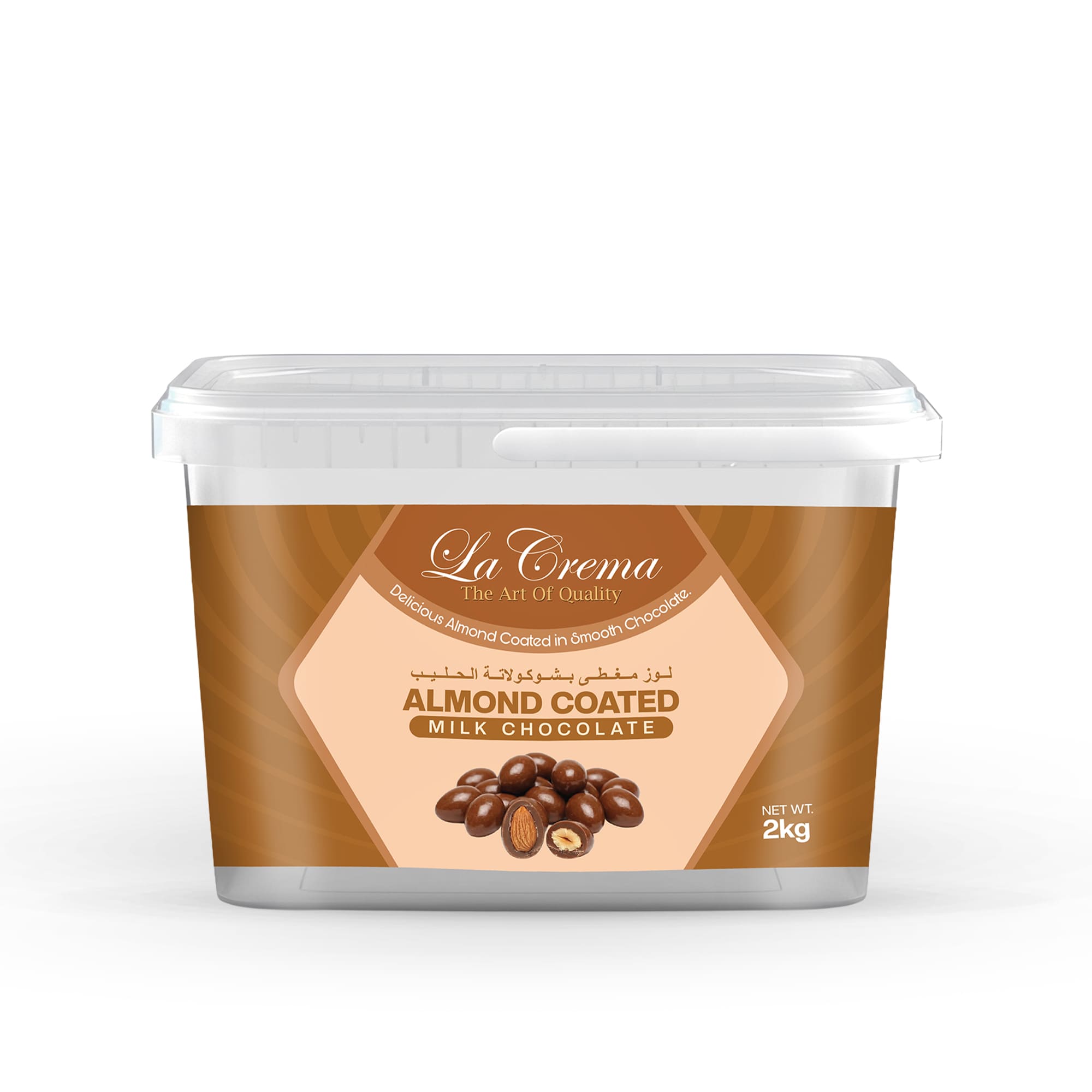 Lacrema Milk Chocolate Almond Coated (2KG)