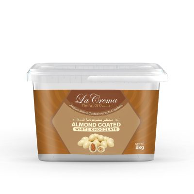 Lacrema White Chocolate Almond Coated (2KG)