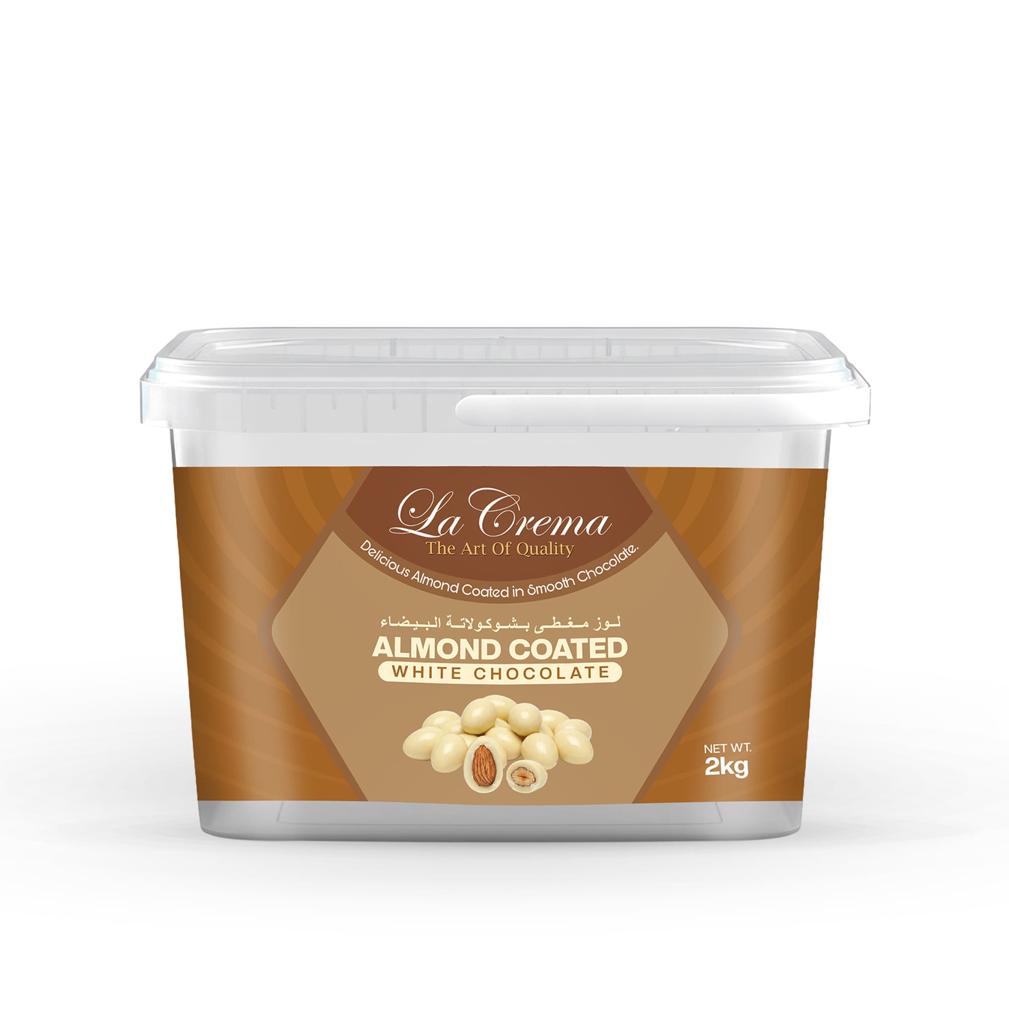 Lacrema White Chocolate Almond Coated (2KG)