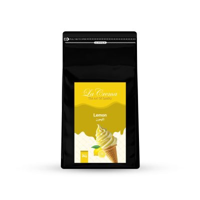 La Crema Lemon Soft Ice Cream Powder Mix (2KG)