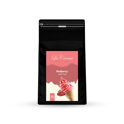 La Crema Redberry Soft Ice Cream Powder Mix (2KG)