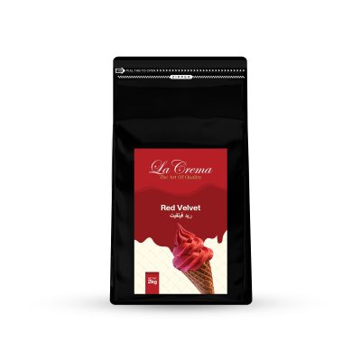 La Crema Red Velvat Soft Ice Cream Powder Mix (2KG)