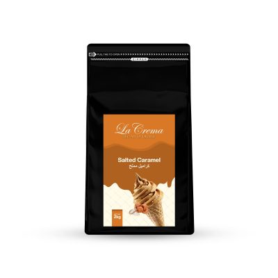 La Crema Salted Caramel Soft Ice Cream Powder Mix (2KG)