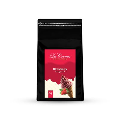 La Crema Strawberry Soft Ice Cream Powder Mix (2KG)