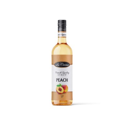 La Crema Peach Syrup (1LTR)