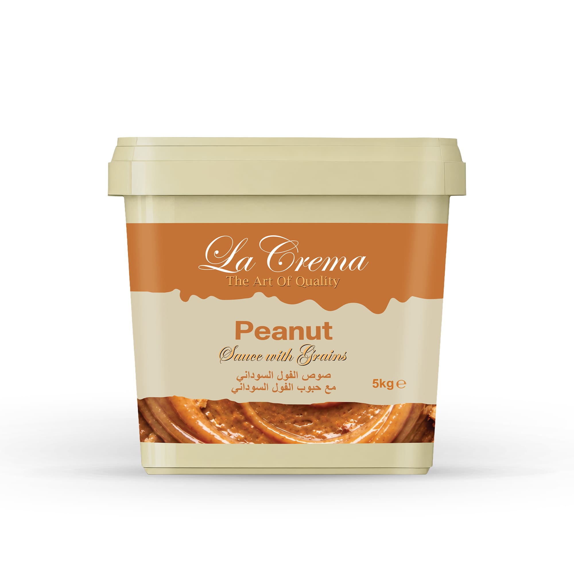 La Crema Peanut Sauce with Grains (5KG)